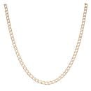 9ct Yellow Gold Curb Chain 18"