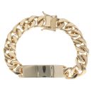 9ct Yellow Gold ID Bracelet 8"