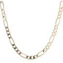 9ct Yellow Gold Figaro Chain 24"