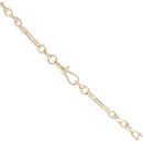 9ct Yellow Gold Fancy T-Bar Chain 20"