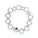 18ct White Gold 0.30ct Brilliant Cut Diamond Bracelet 7"