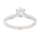 Platinum 0.50ct Diamond Solitaire Ring