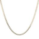 9ct Yellow Gold Curb Chain 18"