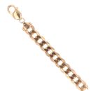 9ct Yellow Gold Curb Bracelet 8.5"