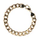 9ct Yellow Gold Curb Bracelet 8.5"