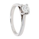 18ct White Gold 0.44ct Diamond Solitaire Ring