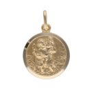 9ct Yellow Gold St. Christopher Pendant