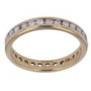 18ct Yellow Gold 0.60ct Brilliant Cut Diamond Full Eternity Ring