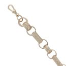 9ct Yellow Gold Patterned Belcher Bracelet 9"