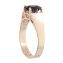 9ct Yellow Gold Garnet Single Stone Ring