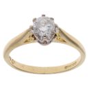 18ct Yellow Gold 0.50ct Brilliant Cut Diamond Solitaire Ring