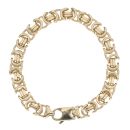 9ct Yellow Gold Byzantine Bracelet 8"