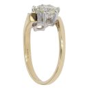 18ct Yellow Gold 2.22ct Brilliant Cut Diamond Trilogy Ring