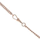 9ct Rose Gold Albert T-Bar 20"