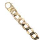 9ct Yellow Gold Curb Bracelet 9"