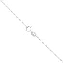 18ct White Gold 0.50ct Brilliant Cut Diamond Solitaire Pendant and Chain 18"