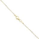 Gold Plated Silver Oval Brillantina Chain 18"