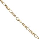 9ct Yellow Gold Figaro Chain 18"