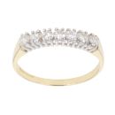 18ct Yellow Gold 0.50ct Diamond Half Eternity Ring