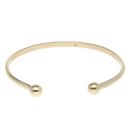9ct Yellow Gold Plain Torque Bangle