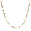 9ct Yellow Gold Double Curb Chain 18"