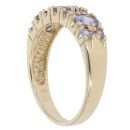 9ct Yellow Gold Tanzanite Fancy Ring