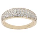 9ct Yellow Gold Cubic Zirconia Ring