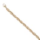 9ct Yellow Gold Fancy Bracelet 7.5"