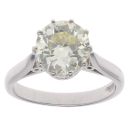 Platinum 2.75ct Brilliant Cut Diamond Solitaire Ring