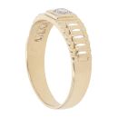 9ct Yellow Gold 0.35ct Diamond Signet Ring