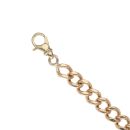 9ct Yellow Gold Curb Bracelet 8"