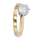 18ct Yellow Gold 1.07cts Diamond Solitaire Ring
