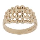 9ct Yellow Gold Five Row Keeper Ring