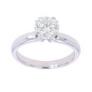 14ct White Gold 1.15ct Brilliant Cut Diamond Solitaire Ring