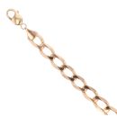 9ct Yellow Gold Curb Bracelet 8.5"