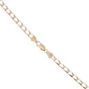 9ct Yellow Gold Square Curb Chain 30"