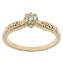 18ct Yellow Gold 0.30ct Diamond Solitaire Ring