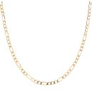 9ct Yellow Gold Figaro Chain 18"