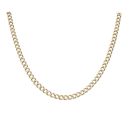 9ct Yellow Gold Curb Chain 22"