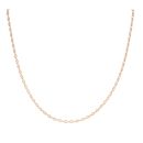 9ct Yellow Gold Button Chain 20"
