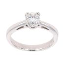 Platinum 0.50ct Brilliant Cut Diamond Solitaire Ring