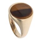 9ct Yellow Gold Tiger's Eye Signet Ring