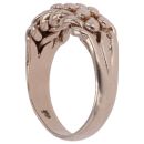 9ct Yellow Gold Two Row Keeper Ring