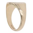 9ct Yellow Gold Patterned Signet Ring