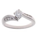 18ct White Gold 0.45ct Brilliant Cut Diamond Solitaire Ring