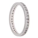18ct Yellow Gold 0.77ct Brilliant Cut Diamond Full Eternity Ring