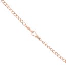 9ct Rose Gold Crest Pendant And T-Bar Chain 22"