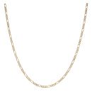 9ct Yellow Gold Figaro Chain 20"