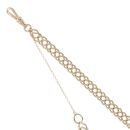 9ct Yellow Gold Double Curb Bracelet 8"