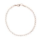 9ct White and Rose Gold Fancy Bracelet 7.5"